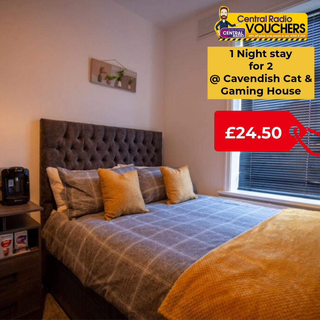 1 Night Double Room stay for 2 people at The Cavendish Cat and Gaming House in Blackpool (worth £49)