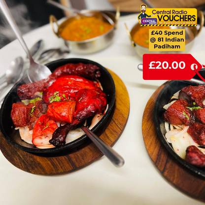 No 81 Indian Restaurant (worth £40)