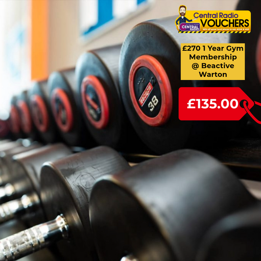 1 Year Full Membership (worth £270) at Bactive Fitness in Warton